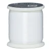Perletråd Miyuki 50 meter – hvid – 0,2 mm i diameter, fremstillet af 100% nylon