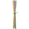 Piberensere pastelmix smal, 30 cm lange, Ø3 mm, 25 stk.