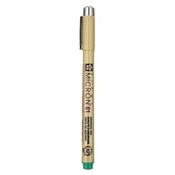 Pigma Micron 01 grøn 0,25 mm