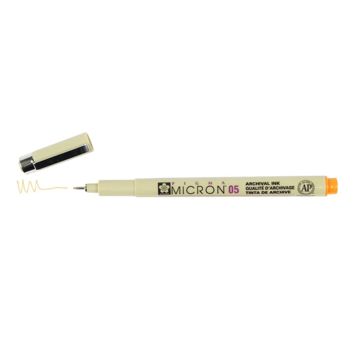 Pigma Micron 05 orange 0,45 mm