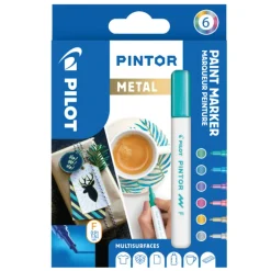 Pilot Pintor F Metal 6-pak