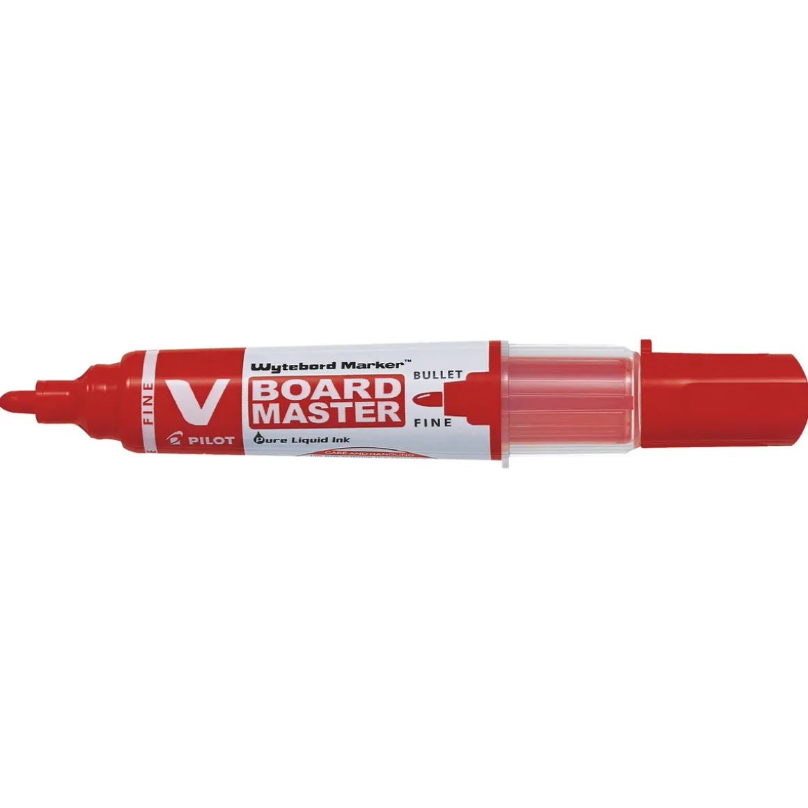 Pilot V-Board Master rød – whiteboardpen med rund spids