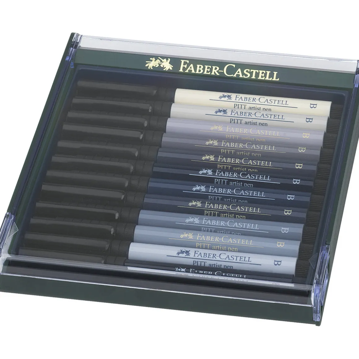 PITT artist pen B 12p grey