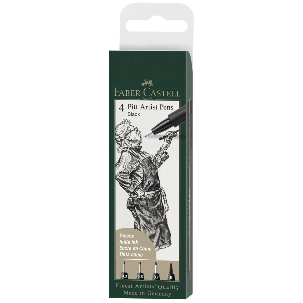 PITT artist pen set Black