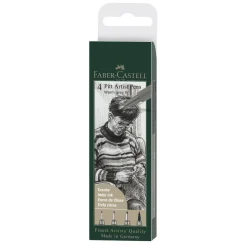 PITT artist pen set 4-pack – warm grey