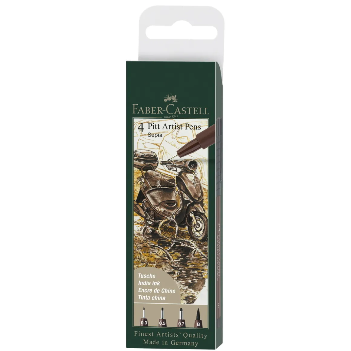 PITT artist pen set Sepia