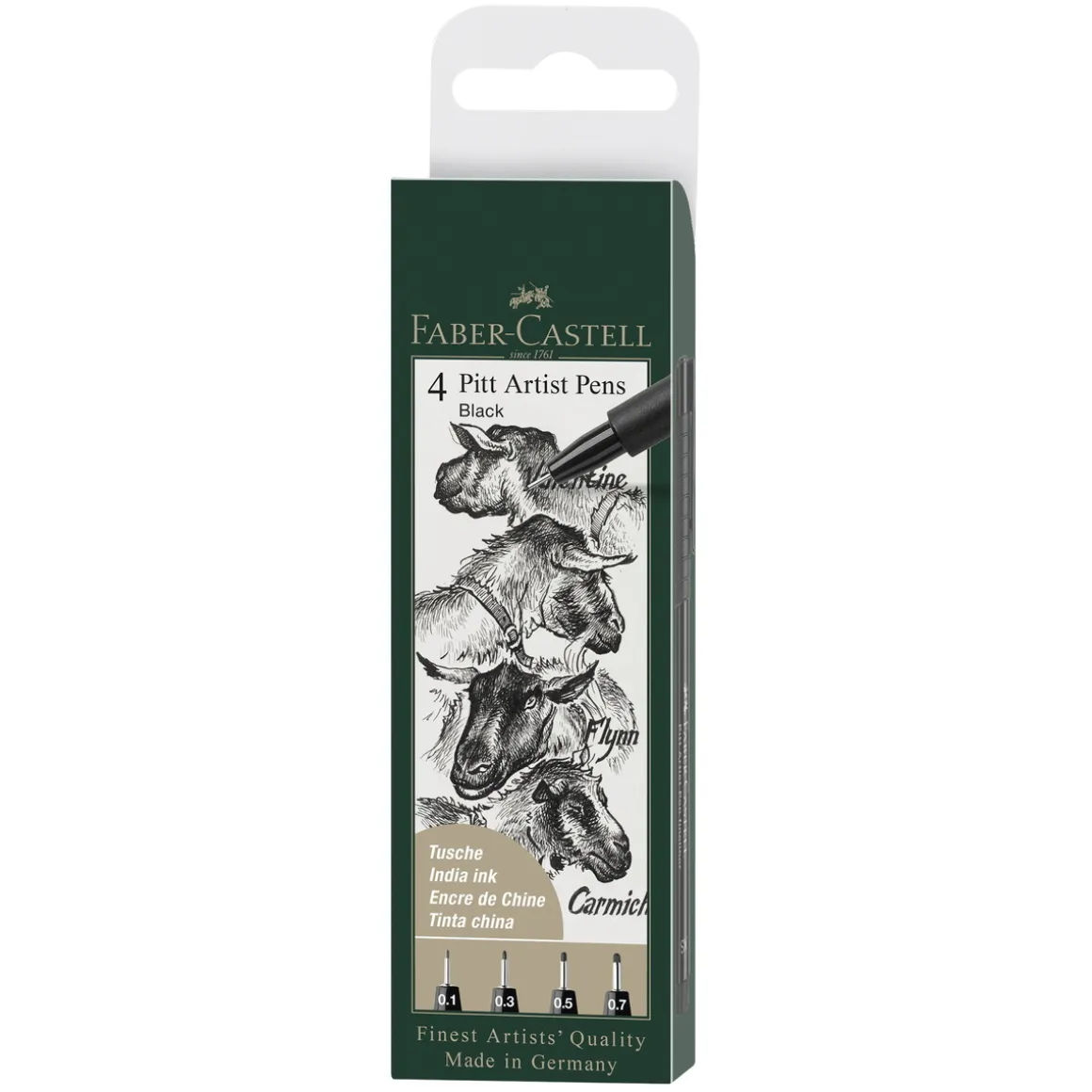 PITT artist pen set XS-M 4p