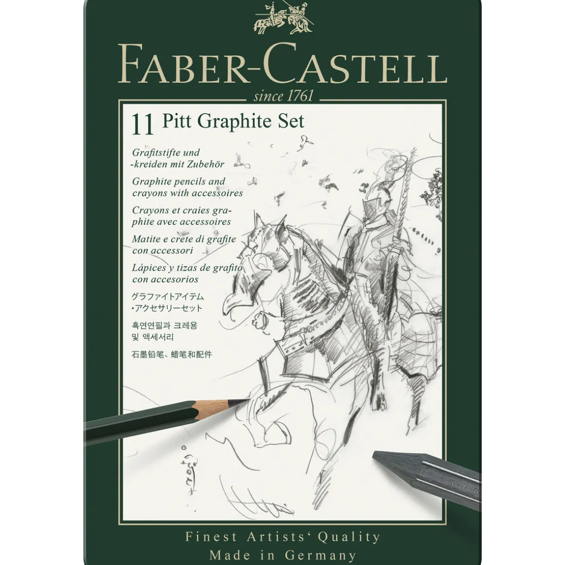 Pitt Graphite set 11 stk.