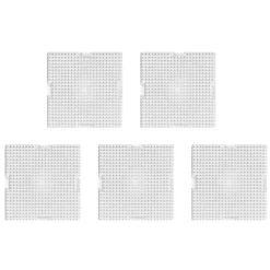 Pixelhobby XL bundplade 6×6 cm 5-pak, pixelplader beregnet til 5×5 mm XL-pixler