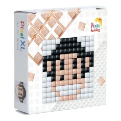 Pixelhobby XL Startsæt – Abe / stor abe, 60×60 mm pixelplade + 3×60 pixel
