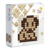 Pixelhobby XL Startsæt – Hund / hundeansigt, 60×60 mm pixelplade + 3×60 pixel