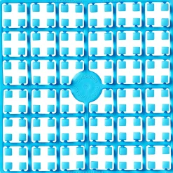 Pixelperler turkis no. 198