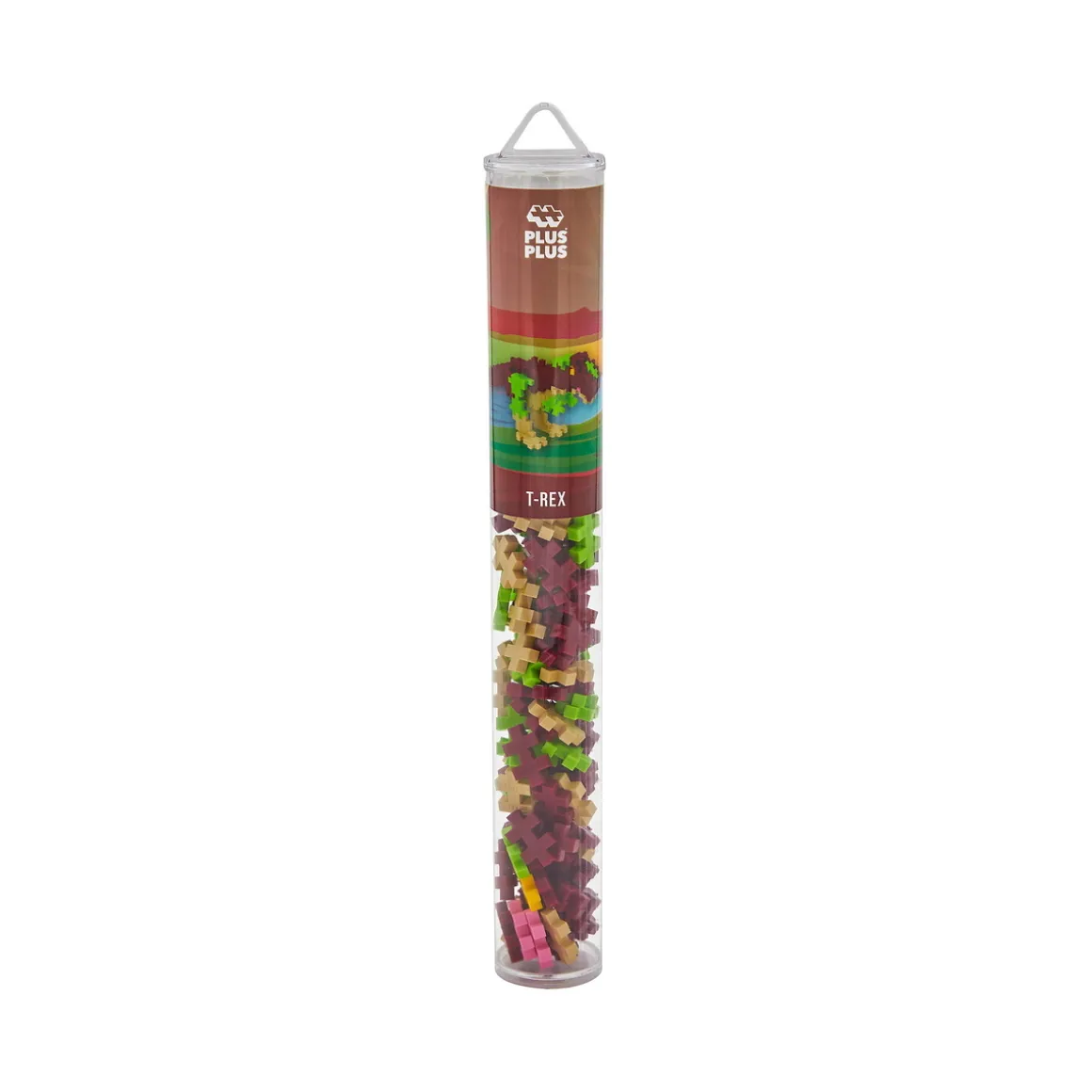 Plus-Plus Tube T-Rex, rør med 100 brikker, som bliver til en dinosaur!