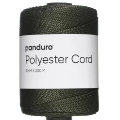Polyestersnor 200 meter, Ø3 mm, skovgrøn