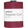 Polyestersnor 200 meter, Ø3 mm, vinrød