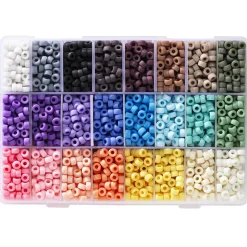 Pony beads 7 mm matte