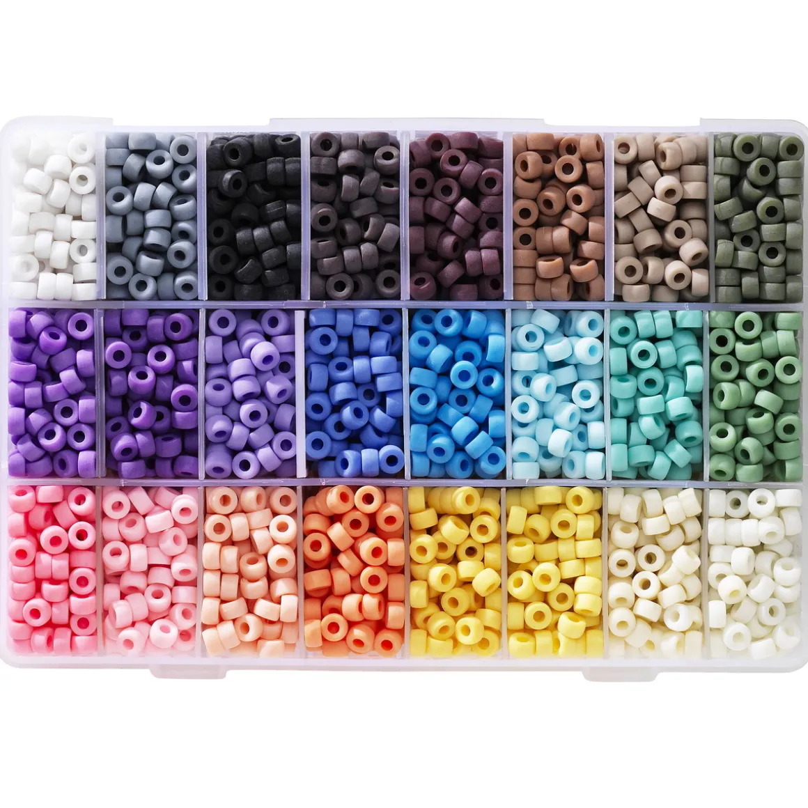 Pony beads 7 mm matte