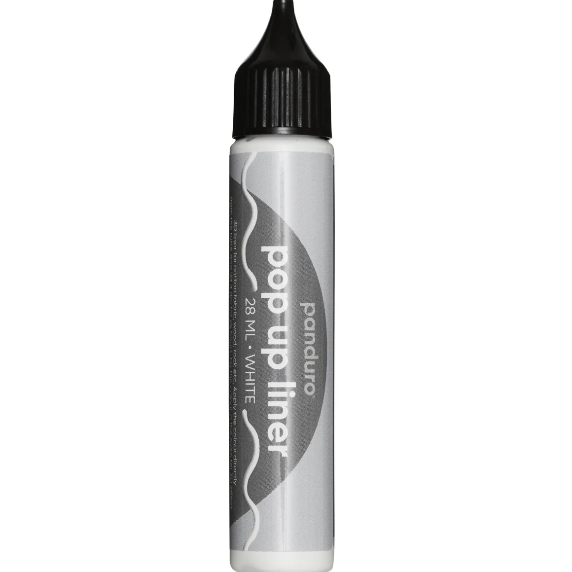 Pop Up Liner 28 ml hvid – skriv & tegn med fikserbar gummimasse