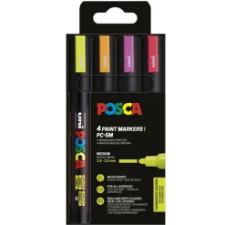 Posca PC-5M 4-pak Neon (1,8-2,5 mm)