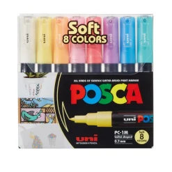 Posca PC-1M Soft colors 8-p