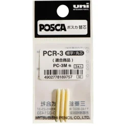 Posca replacement nibs PCR-3M, 3 stk. nye spidser/ekstraspidser til Posca PCR-3M