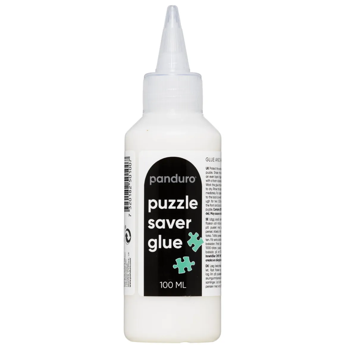 Puzzle Saver Glue, 100 ml puslespillim, som giver dig mulighed for at lime puslespil sammen