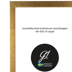 Ramme 2A Guld 30x30 cm