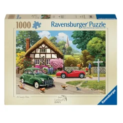 Ravensburger puslespil – A Country Drive. 1000 brikker, 70x50 cm.