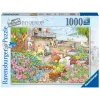 Ravensburger puslespil – Beach Garden Cafe. 1000 brikker, 70x50 cm.