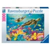 Ravensburger puslespil – Blue Underwater World. 1000 brikker, 70x50 cm.