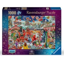 Ravensburger puslespil – Christmas #29, et dejligt julepuslespil. 1000 brikker, 70x50 cm.