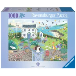 Ravensburger puslespil – Coastal Cottage. 1000 brikker, 70x50 cm.