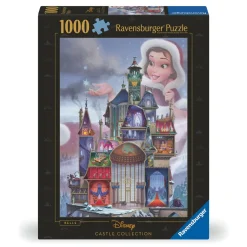 Ravensburger puslespil – Disney Castle Collection Belle. 1000 brikker, 50×70 cm.