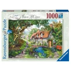 Ravensburger puslespil – Flower Hill Lane. 1000 brikker, 70x50 cm.
