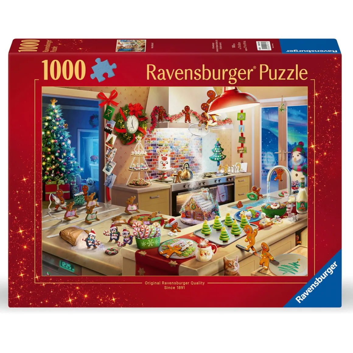 Ravensburger puslespil – Merry Mischief, 1000 brikker, 70×50 cm