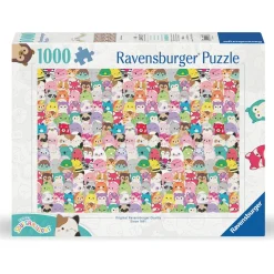 Ravensburger puslespil – Squishmallows Collage. 1000 brikker, 70x50 cm.