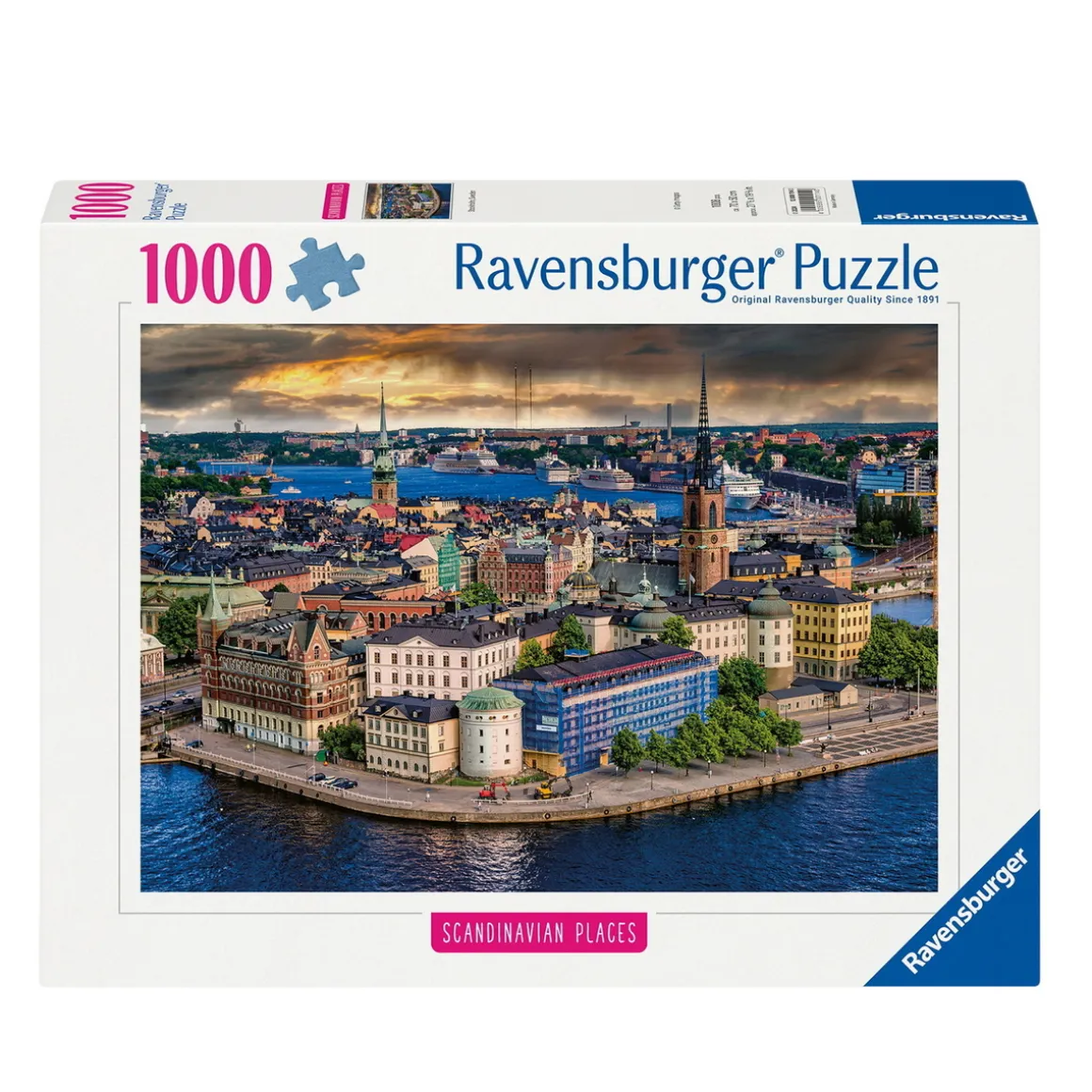Ravensburger Puslespil – Stockholm. 1000 brikker, 70x50 cm.
