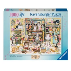 Ravensburger puslespil – Vintage no. 15 – Crazy Cats. 1000 brikker, 70x50 cm.
