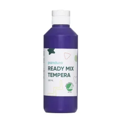 Ready Mix Tempera, svanemærket hobbyfarve til børn 250 ml, lilla