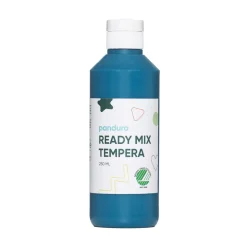 Ready Mix Tempera, svanemærket hobbyfarve til børn 250 ml, turkis