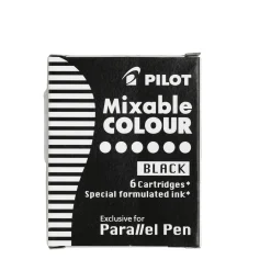 Refill Parallel Pen sort 6 stk
