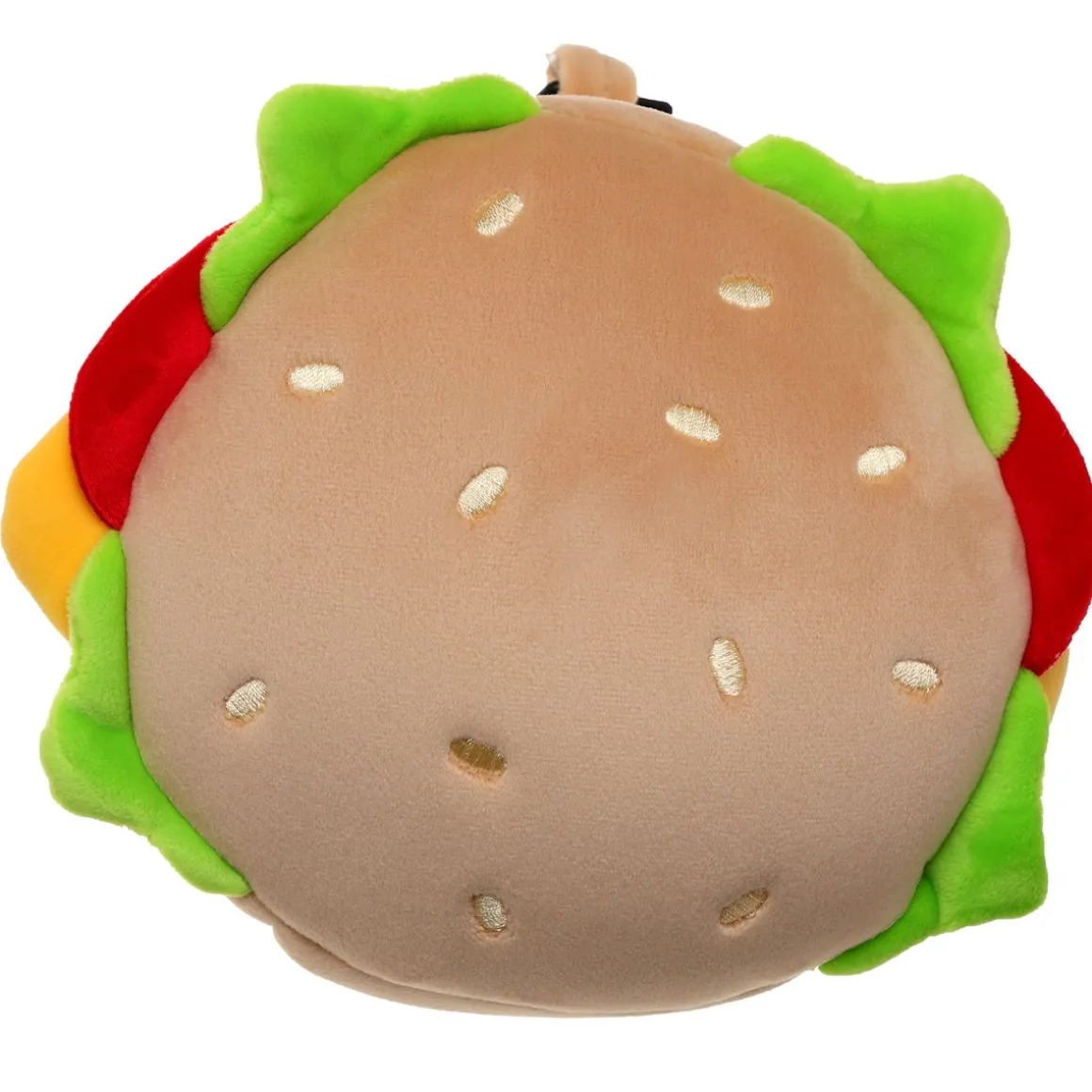 Rejsepude Hamburger med sovemaske, perfekt til rejsen!