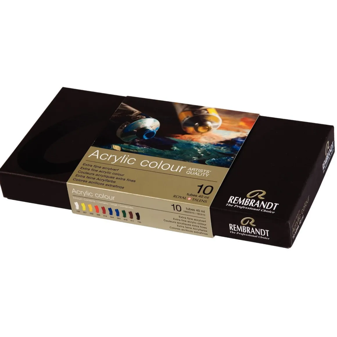 Rembrandt Akrylfarve Basic Set 10x40 ml