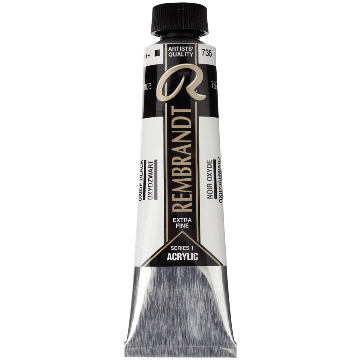 Rembrandt akrylfarve 40 ml Oxide Black - 735