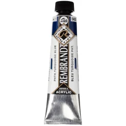 Rembrandt akrylfarve 40 ml Phthalo Turquoise Blue - 565