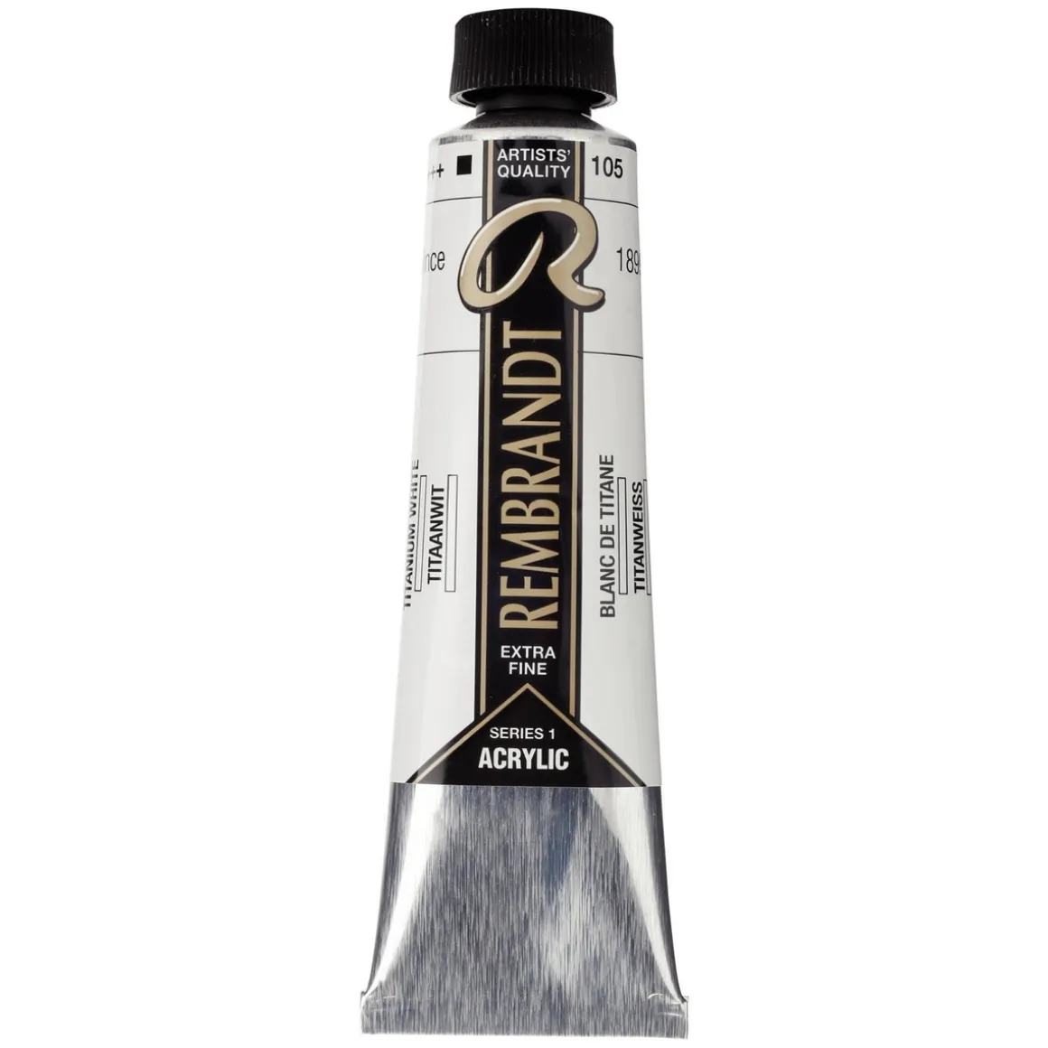 Rembrandt akrylfarve 40 ml Titanium White - 105