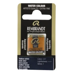Rembrandt akvarelfarve half pan – Raw Sienna 234