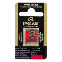 Rembrandt akvarelfarve half pan – Napthol Red Bluish 355
