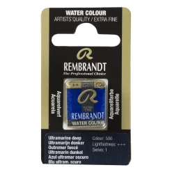 Rembrandt akvarelfarve half pan – Ultramarine Deep 506