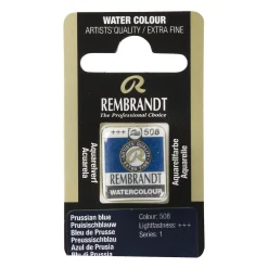 Rembrandt akvarelfarve half pan – Prussian Blue 508